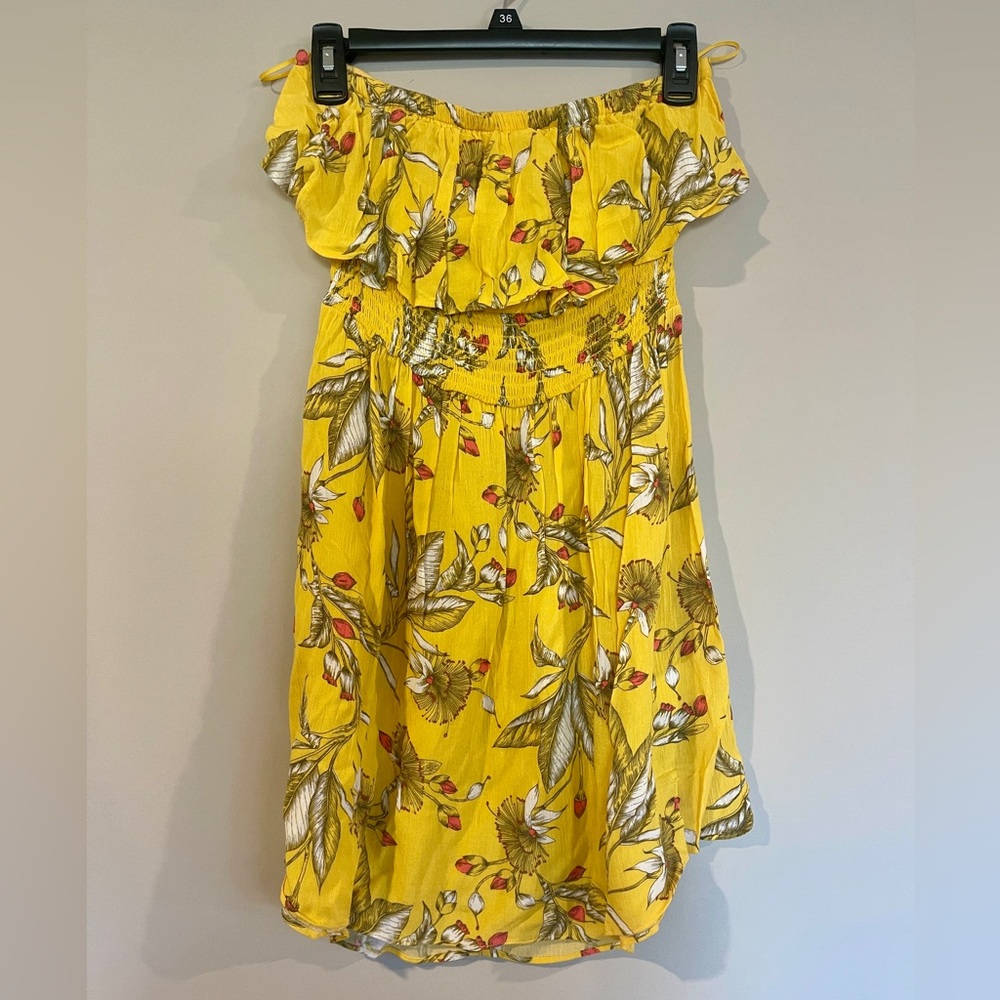 Express Yellow Floral Dress
